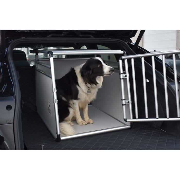Cage de transport pour chien MEDIUM Aluminium 68x54x50 cm