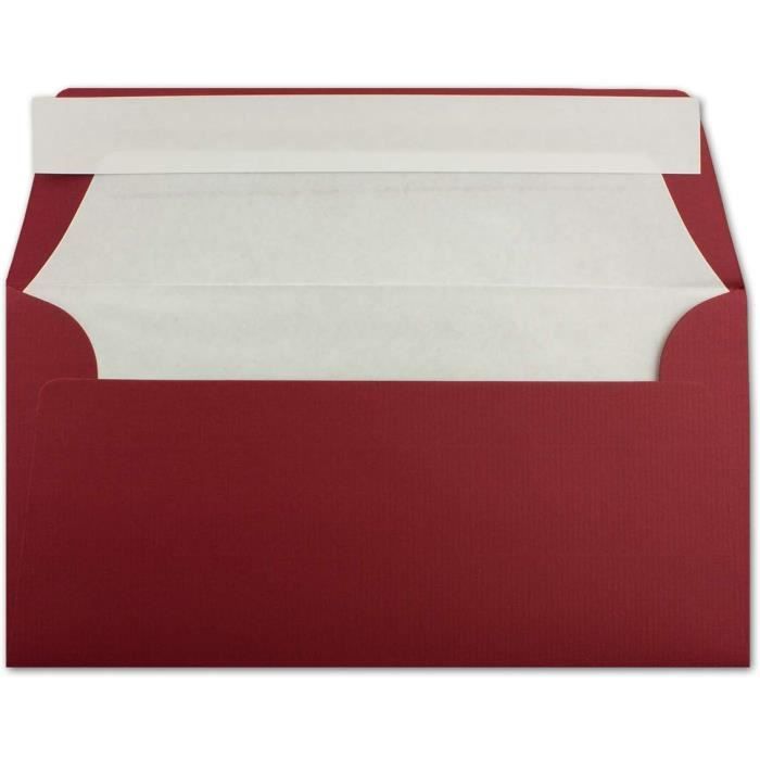 Sobres Largos FarbenFroh - 75 Unidades, Tamaño 110x220 Mm, Adhesivo Húmedo, Sin Ventana