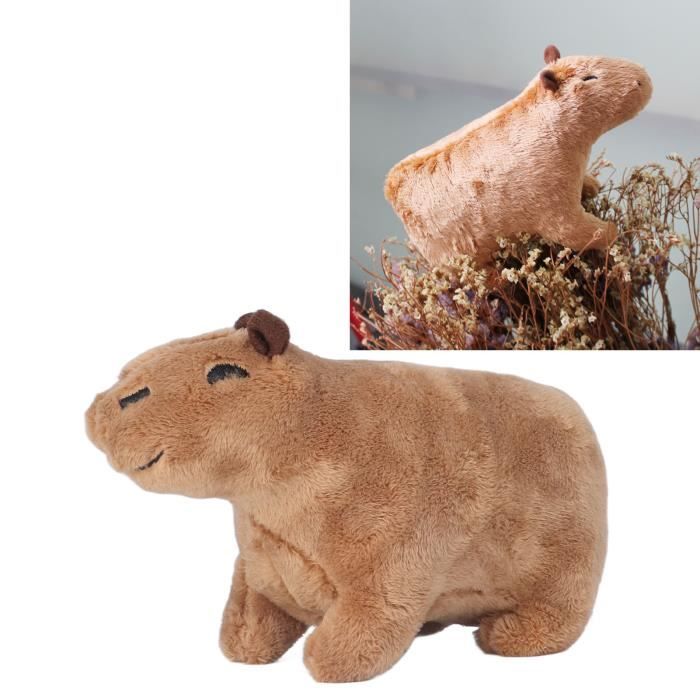 Poupée En Peluche Capybara, Compagnon De Confort En Peluche Pour