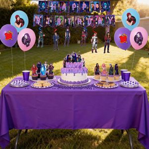 Decoraparty Kit Anniversaire Rose Pour 12 Personnes – 70 Pièces Vaisselle Jetable Rose & Or Avec Ballons Happy Birthday