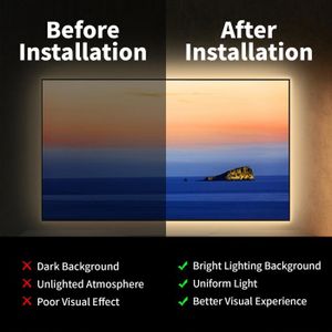 Lot de 10 bandes de rétroéclairage LED pour TV - Test et Avis