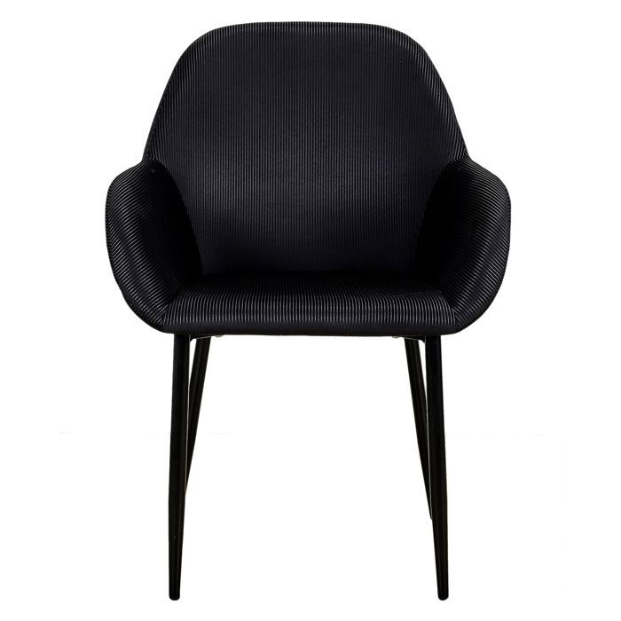 Fauteuil avec pieds en bois et accoudoirs en tissu Gris NEMEA | Maisons