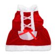 1 costume de chiot de mode robe de chien de Noël pour   COSTUME - ENSEMBLE-0