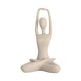 1pc Yoga Figurine De Figure Décor Résine Modèle Ornement pour Home Office   STATUE - STATUETTE-0