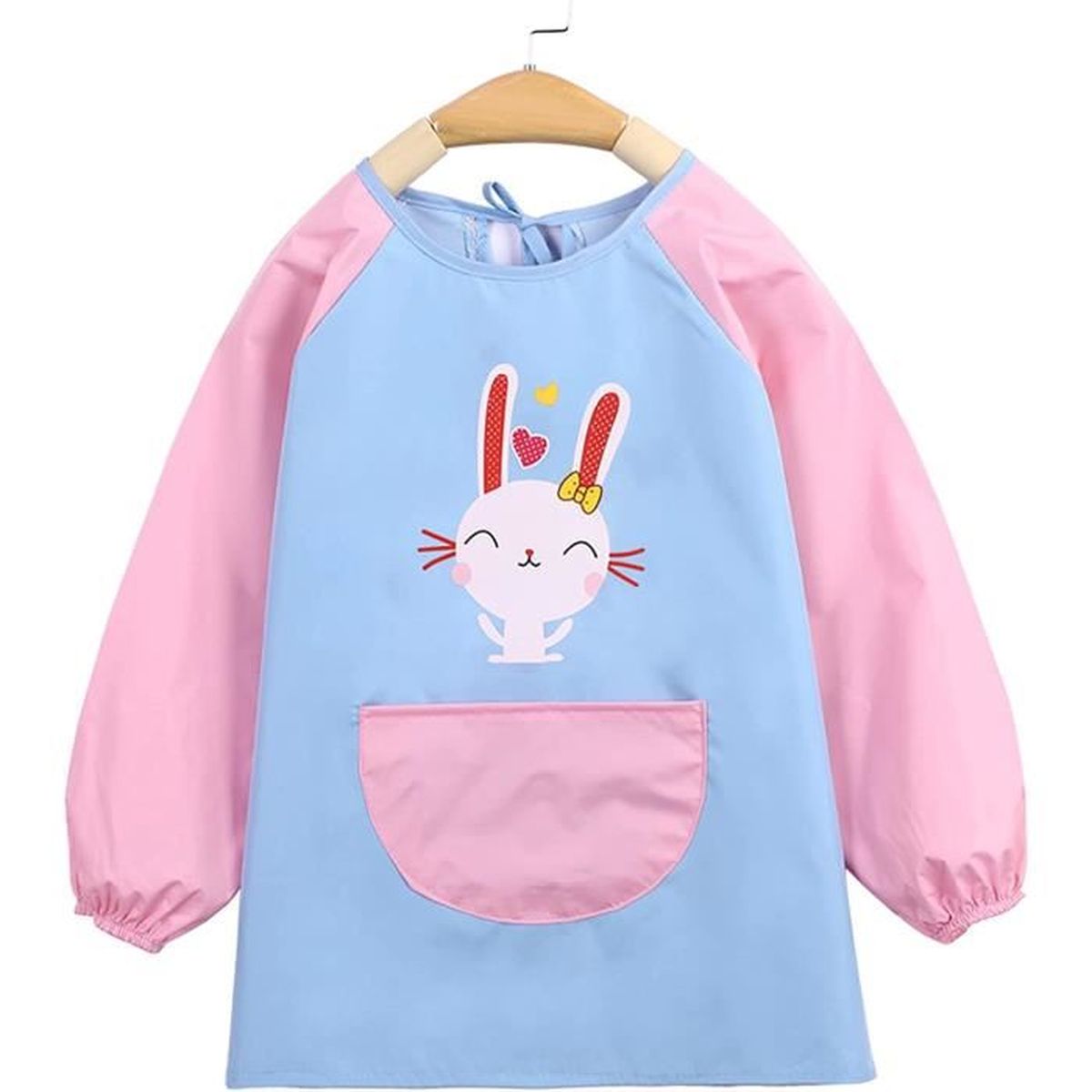 Tablier de Peinture Enfant Imperméable avec Manches Longues