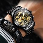 SHARPHY Montre Homme Marque pas cher lumineux chronographe quartz étanche date bracelet 2021 Luxe Non- Mécanique Noir