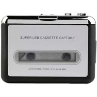 lecteur de cassettes, lecteur de cassettes vers pc convertisseur de cassettes en mp3 usb capture audio music player[23]