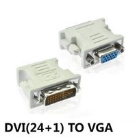 couleur DVI vers VGA 24-1 Adaptateur femelle DVI Revolution VGA DVI-I, prise 24 + 1 P vers VGA, convertisseur