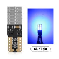 Bleu - 10 pièces - Signal lumineux LED Canbus T10 W5W 194, 12V, 6000K, Blanc 4014 SMD, éclairage intérieur de