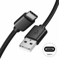 3x Câble USB-C pour Samsung Galaxy M23 A34 A24 A13 A14 M13 - 1M Noir