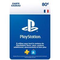Carte cadeau numérique de 80€ à utiliser sur le Pl