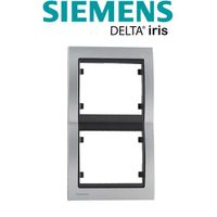 Plaque Double Verticale Métal Aluminium  Delta IRIS SIEMENS