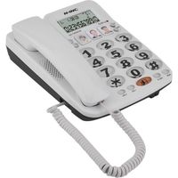 Téléphone Fixe Filaire, avec Affichage ID de l'Appelant-Vérification du numéro-numérotation abrégée TUN11