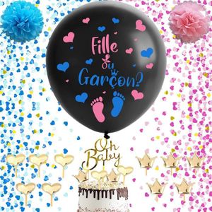 BALLON DÉCORATIF  Gender Reveal Ballon,36 Pouces Ballon Fille ou Gar