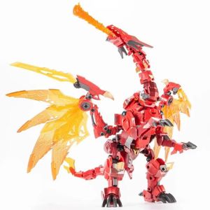 ROBOT - ANIMAL ANIMÉ 8871 sans boîte - JINBAO-Figurine Transmetal 2 Megatoron Dragon Rouge, Transformation Beast VAN, Jouets BW, M