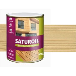 PEINTURE - VERNIS Saturateur bois - hydrofugeant : Saturoil - Teinte pierre de lave - bidon de 20l