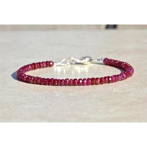 Bracelet rubis femme Clearance