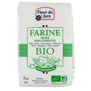 FARINE LEVURE Farine de Blé Semi Complète Bio 1kg