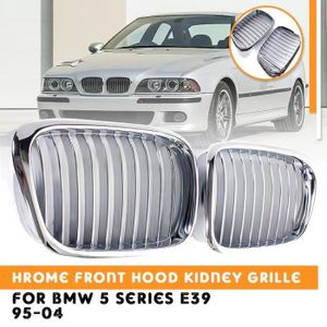 ELENXS pour BMW E46 1998-2001 2 Portes Coup/é Avant Kidney ABS en Plastique Noir Mat Grill Grilles