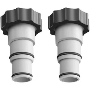 Adaptateur de Tuyau de Piscine Adaptateur A pour Piscine,Adaptateurs de Tuyau Aavec Fileté raccord pour Tuyau de Piscine SUPRBIRD Adaptateur Tuyau Piscine 