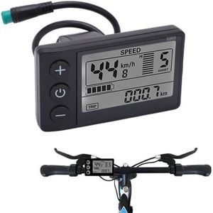 Écran LCD Simple Pour Vélo électrique – Compatible Moteurs BBS01, BBS02, G320, G340, M400, M620 (mid-drive), étanche, Affichage Puissance