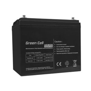 BATTERIE VÉHICULE Batterie d'alimentation AGM VRLA Green Cell 12V 84