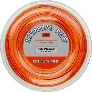 CORDAGE RAQUETTE TENNIS Cordage de tennis Signum Pro Poly Plasma 200 m - orange - 1,28 mm