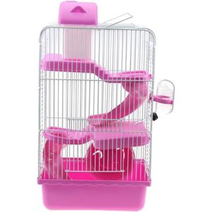 CAGE Pet Cage Villa Cage pour Petits Animaux Hamster Ca