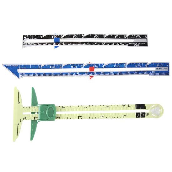 Règle Coulissante Vintage En Laiton à Monter Soi-même - Modèle Tracteur, Outil De Mesure Décoratif