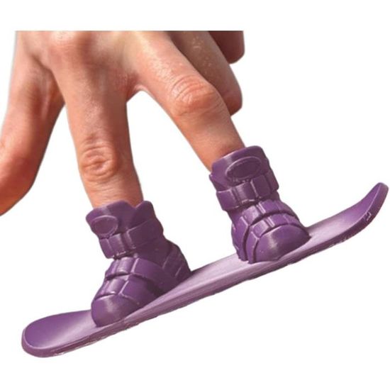 Finger Snowboard – Jouet Créatif De Mouvement Du Bout Des Doigts – Antistress, Léger, Facile à Transporter – Cadeau Original