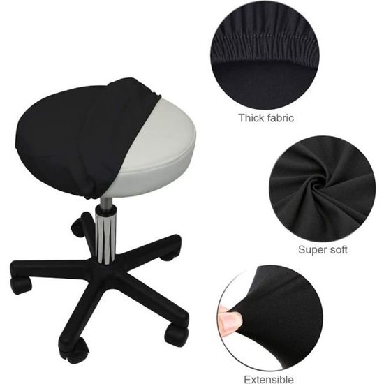 JISADER Housse De Tabouret De Bar Ronde Housses De Siège