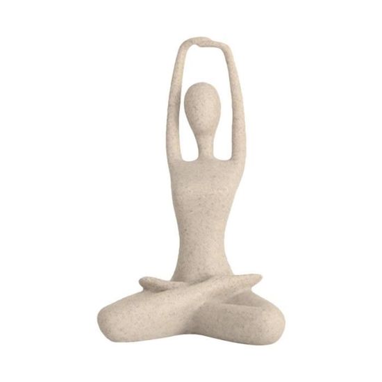 1pc Yoga Figurine De Figure Décor Résine Modèle Ornement pour Home Office   STATUE - STATUETTE