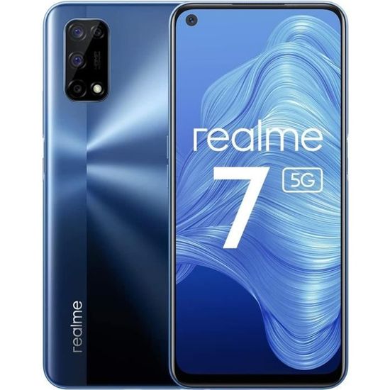 Téléphone portable Realme 7 5G 6/128Go Bleu