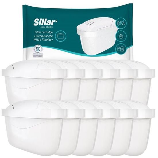 12x waterfilterpatronen vervanging voor Maxtra Plus, Style, Mave