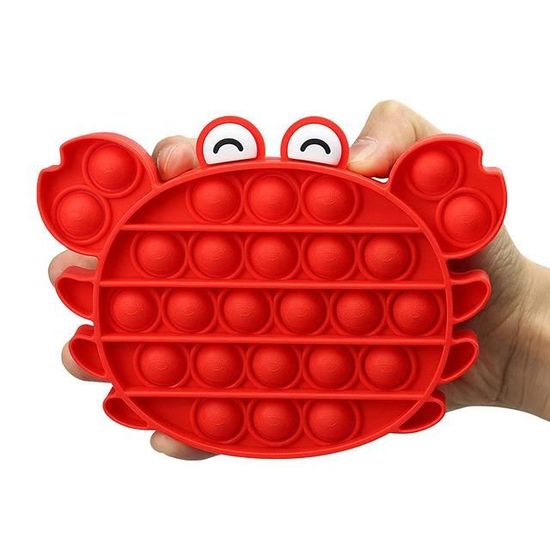 Jouet Anti-stress Clavier Avec Lumière – Porte-clés, Pour Adultes Et Enfants, Bureau, école