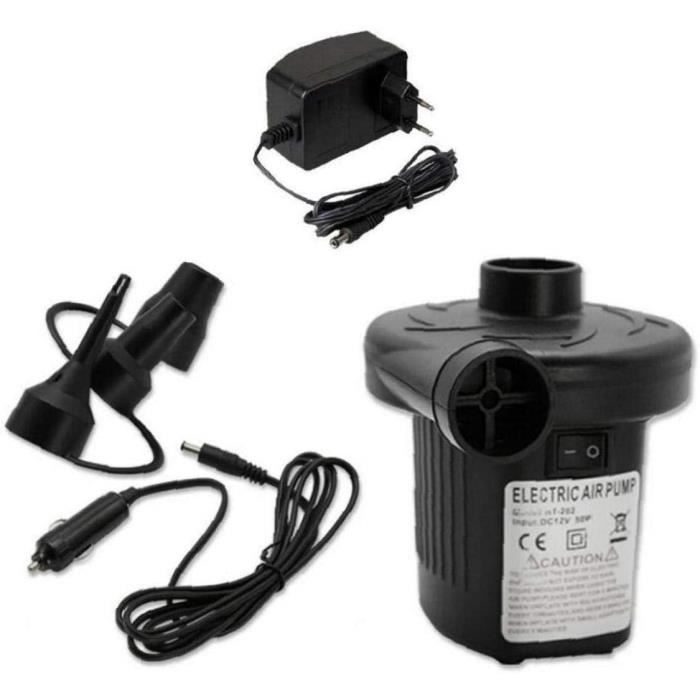 Pompe à Air électrique Gonfleur Dégonfleur,Gonfleur avec 3 Buses, Pompe à Pagaies AC 220V-240V