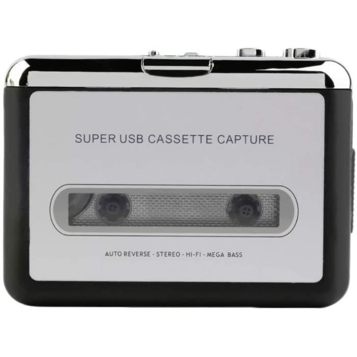 Lecteur de cassettes, lecteur de cassettes vers pc convertisseur de
