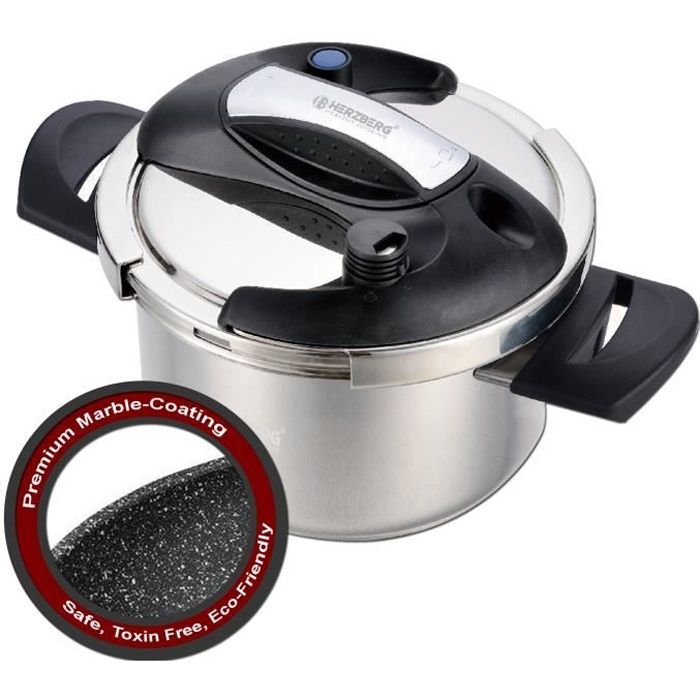 Autocuiseur 6L en Acier Inoxydable Avec Revêtement en Marbre