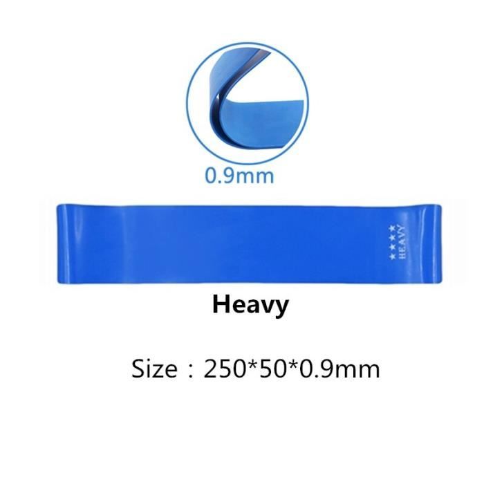 elastique musculation 1.4mm-0.45mm épais boucles en caoutchouc lourd bandes de résistance élast - Modèle: Blue 25cm - HSJSTLDB04627