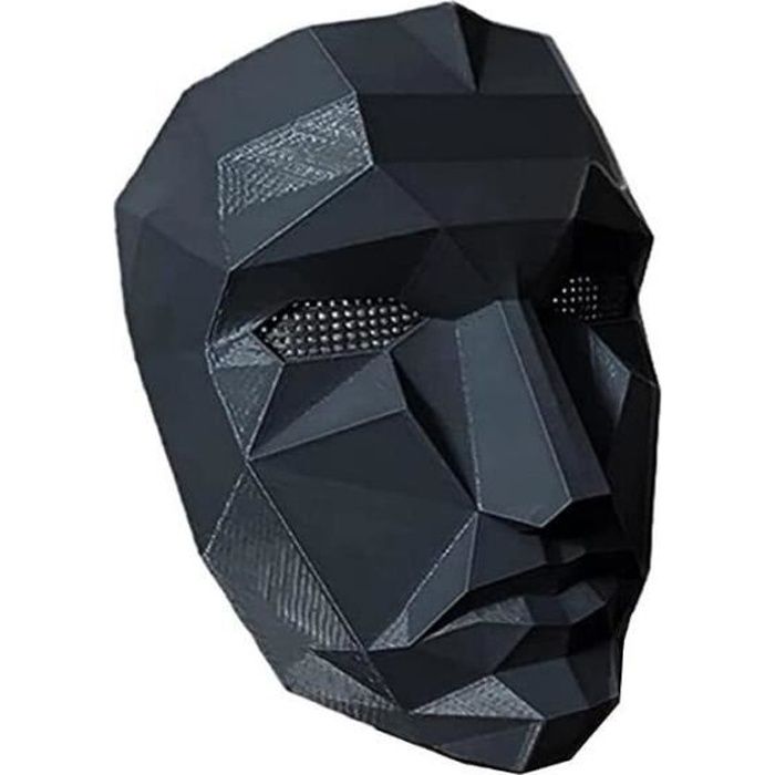 Squid Game Masque, Cosplay Mascarade Partie Accessoires, Accessoires de Costume dHalloween, pour Enfants et Adultes (BOSS)