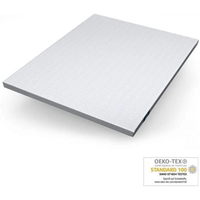 Genius eazzzy Surmatelas 160 x 200 cm - Protège-Matelas Ergonomique - Température de Sommeil optimale - Hypoallergénique - connu en