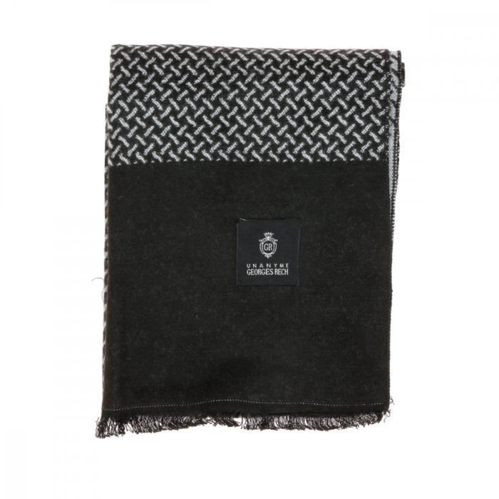 Echarpe Gris/Noir Homme Georges Rech