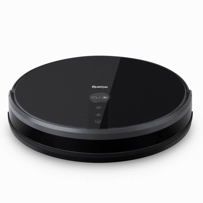 HKOENIG SWRC130 - Aspirateur robot WaterMop Gyro+ - Fonction Wi-fi - Réservoir d'eau 350ml - Autonomie 120min