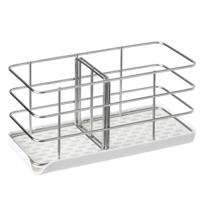 1 Pc panier de drainage de l'eau pratique antirouille éponge brosse support rangement de bureau organisateur LAVE-VAISSELLE