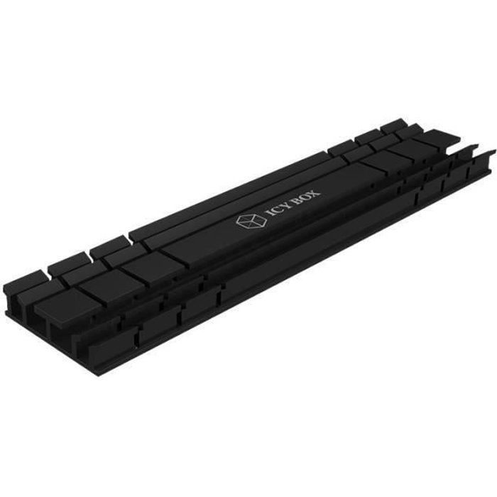 RaidSonic ICY BOX IB-M2HS-1001 Dissipateur thermique pour disque dur noir