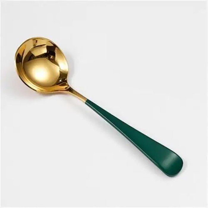 Cuillères à Soupe En Inox - Lot De 10, Finition Miroir Brillant - Pour Riz, Dessert, Cuisine, Restaurant (tailles Variées)