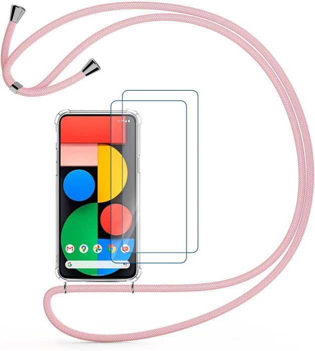 kwmobile Necklace Case Compatible with Google Pixel 8a Case - TPU