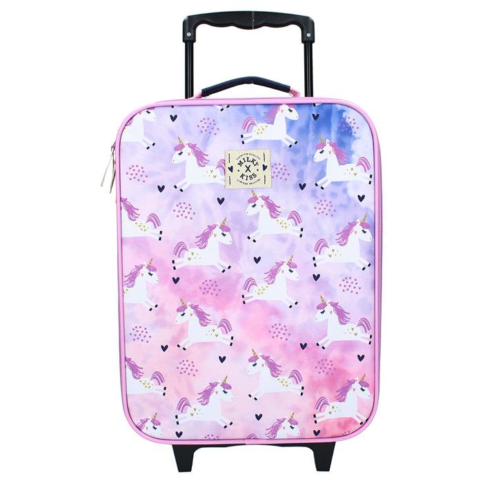 Valise Enfant Licorne Roll Road - 24,6L, ABS | Pour 3-6 Ans, Multifonction
