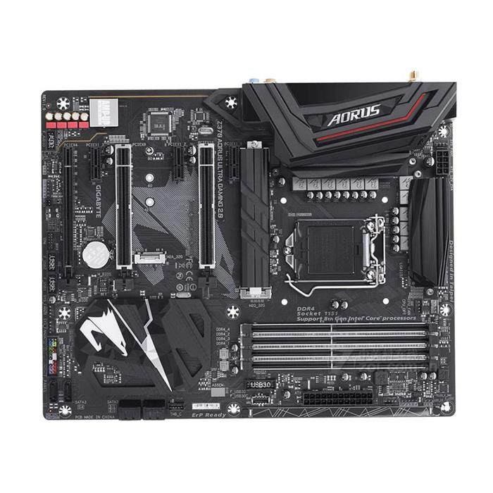 Carte mère GIGABYTE Z370 AORUS ULTRA GAMING 2.0 Intel Z370 Socket LGA1151 4xDDR4 SDRAM 64GB ATX - Gigabyte