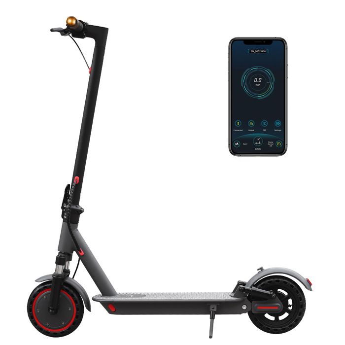 Trottinette électrique Scooner 350W – Noir – Adulte – Neuf